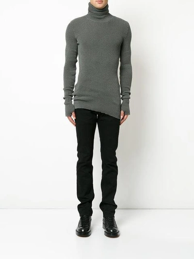 Shop A New Cross Ninja Basic Sweater In Grey