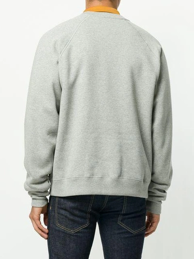 Shop Golden Goose Deluxe Brand Pixel Printed Sweatshirt - Grey