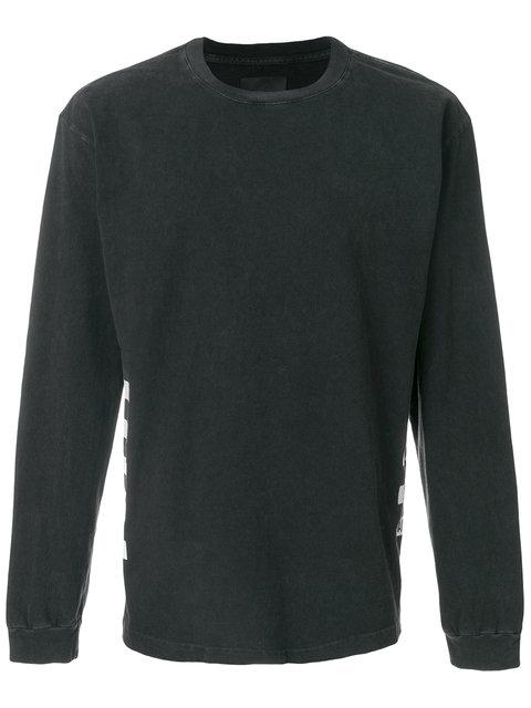 Rta Striped Detail Sweatshirt In Black | ModeSens
