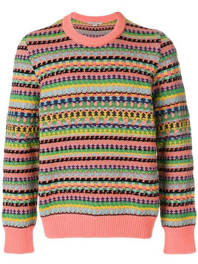 Shop Stella Mccartney Gestreifter Pullover In 8490 Bright Multicolour