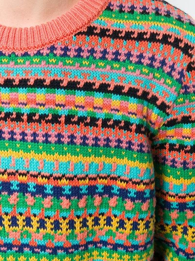 Shop Stella Mccartney Gestreifter Pullover In 8490 Bright Multicolour