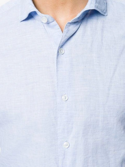 Shop Xacus Long Sleeve Shirt - Blue