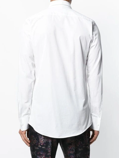 Shop Dsquared2 Classic Collared Shirt In White