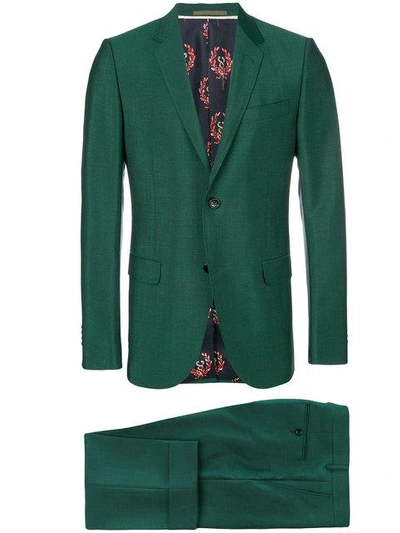 Shop Gucci Monaco Two Piece Suit - Green