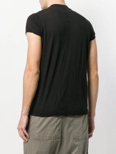 Shop Rick Owens Drkshdw Plain T-shirt In Black