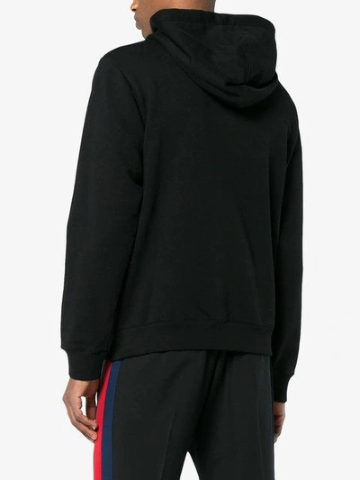 Shop Kenzo Signature Print Hoodie In Black