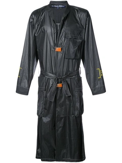 Shop A-cold-wall* Modern Trench Coat In Black