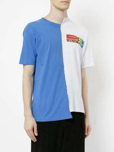 Shop Ex Infinitas Repurposed Breaker T-shirt - Blue