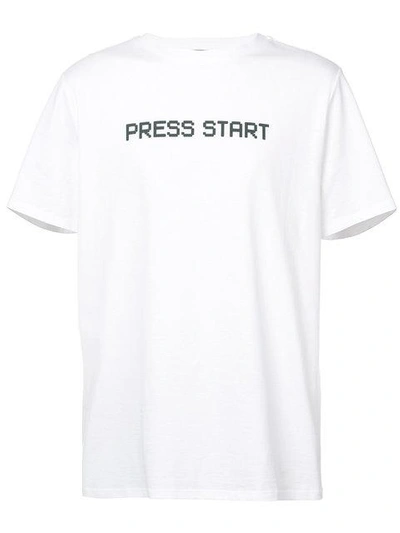 Shop Apc Press Start T-shirt