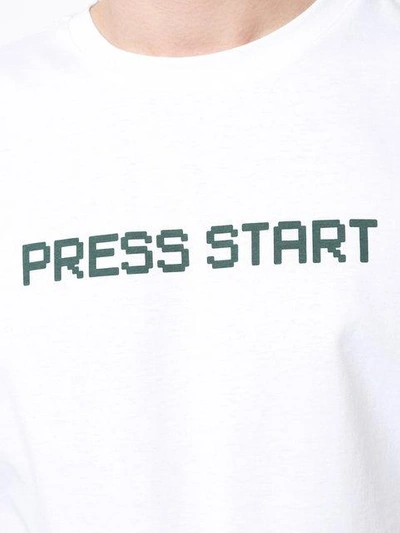 Shop Apc Press Start T-shirt