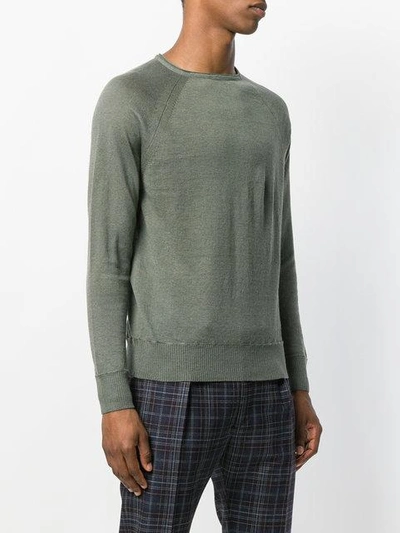 Shop Al Duca D'aosta Round Neck Jumper In Green