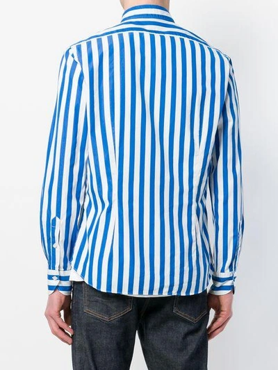 Shop Xacus Striped Long Sleeve Shirt
