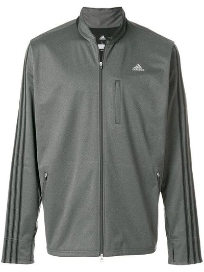 Shop Adidas By Kolor Zipped Track Jacket In Grey