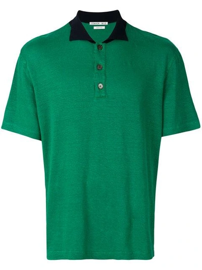 Shop Common Wild Short-sleeve Polo Top - Green