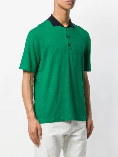 Shop Common Wild Short-sleeve Polo Top - Green