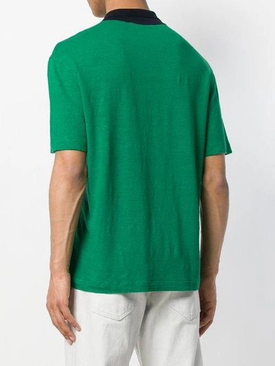 Shop Common Wild Short-sleeve Polo Top - Green