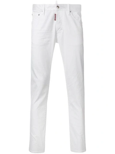 Shop Dsquared2 Skinny Dan Jeans - White