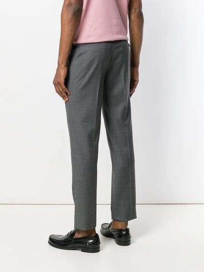 Shop Berwich Slim-fit Trousers - Grey