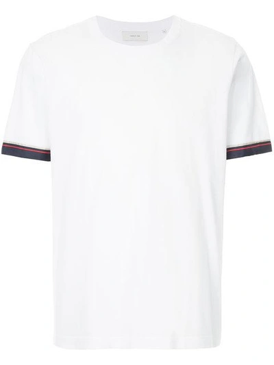 Shop Cerruti 1881 Contrast Trim T-shirt In White