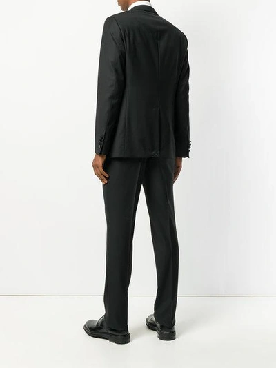 Shop Lanvin Tuxedo Suit - Black