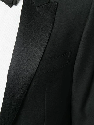 Shop Lanvin Tuxedo Suit - Black