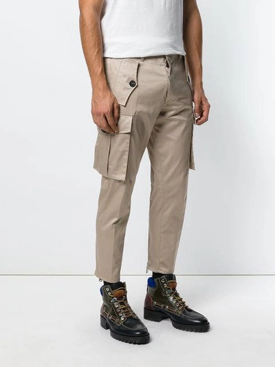 Shop Dsquared2 Boy Scout Chino - Neutrals