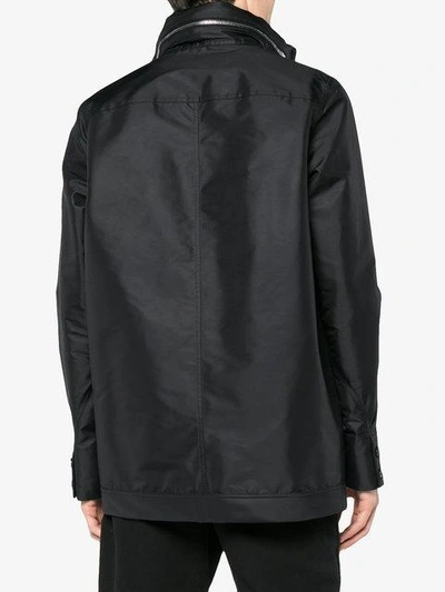 Shop Adidas Originals Rick Owens Dirt Windbreaker Tech Jacket - Black