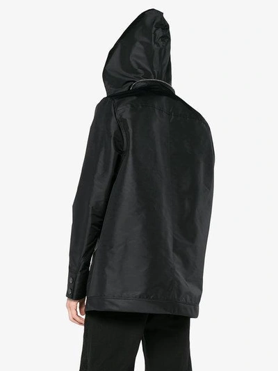 Shop Adidas Originals Rick Owens Dirt Windbreaker Tech Jacket - Black