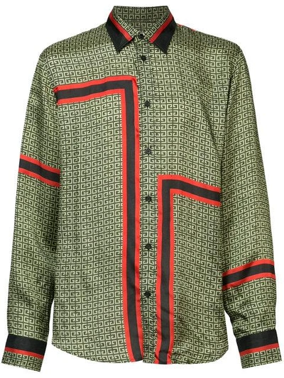 Shop Givenchy Patterned  Logo Shirt