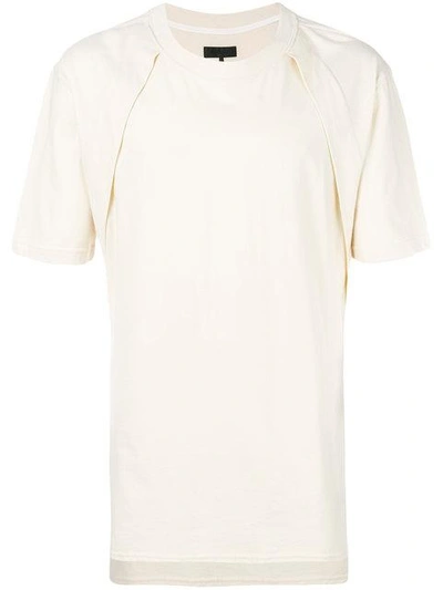 Shop D.gnak By Kang.d D.gnak Fold Detail T-shirt - White