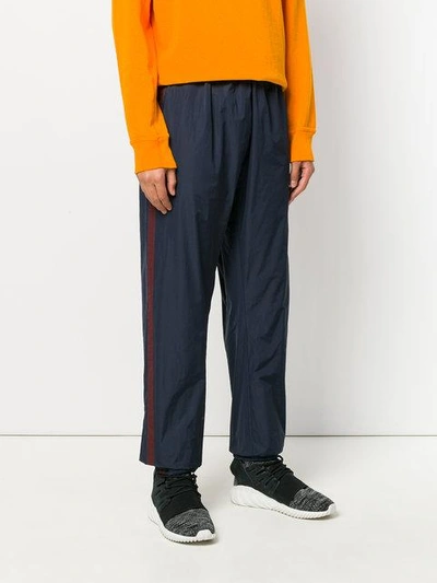 Shop Yeezy Season 5 Crest Sweatpants In Blue
