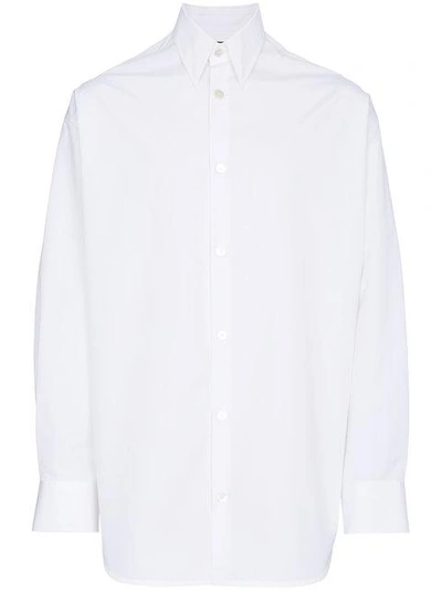 Shop Calvin Klein 205w39nyc Dennis Hopper And Sandra Brant Oversized Shirt In White