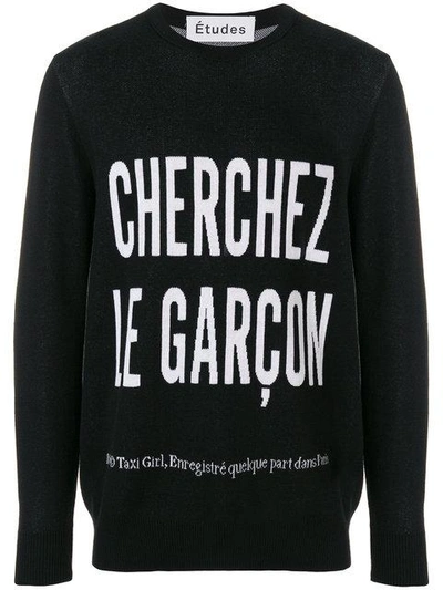 Shop Etudes Studio Mike Garçon Sweatshirt In Black