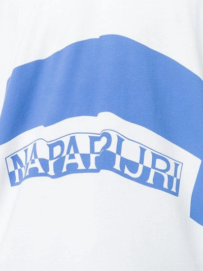 Shop Napa By Martine Rose Logo Print Long Sleeved T-shirt
