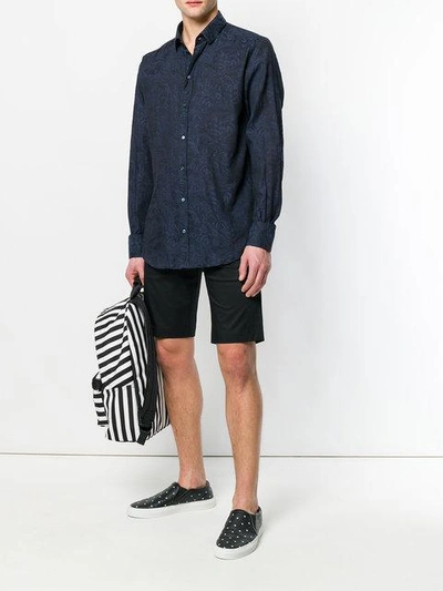 Shop Dolce & Gabbana Slim-fit Bermuda Shorts - Black