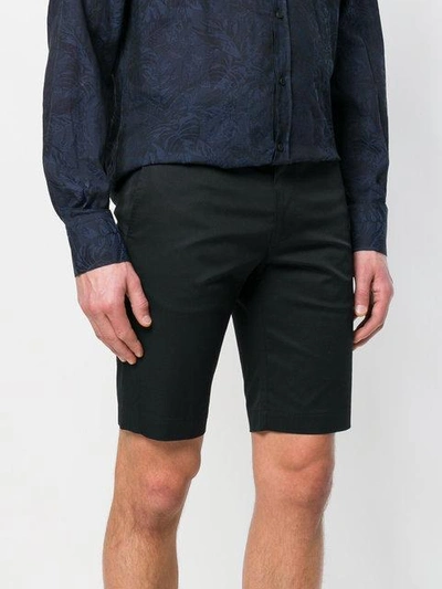 Shop Dolce & Gabbana Slim-fit Bermuda Shorts - Black