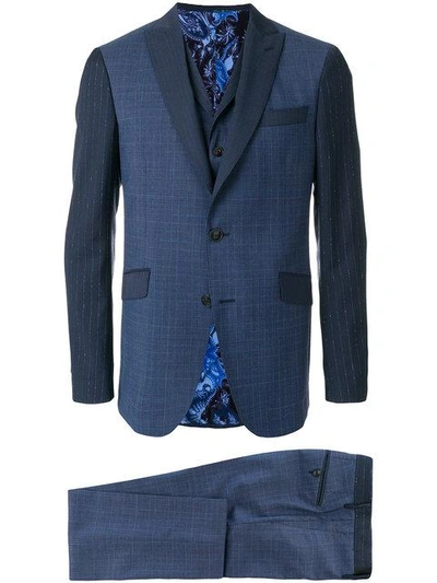 Shop Etro Three Piece Formal Suit