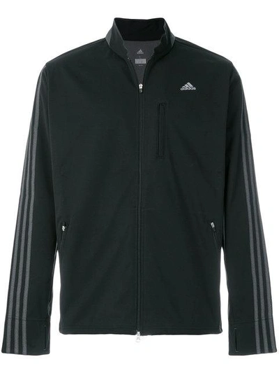 Shop Adidas By Kolor Stripe Sleeve Track Jacket In Black