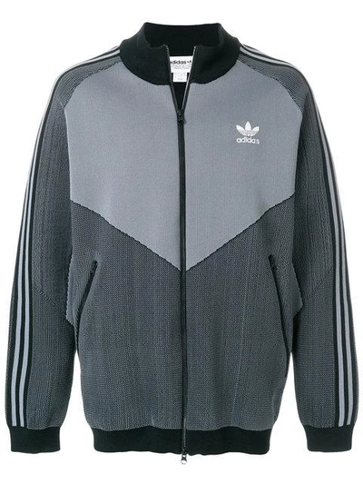 Shop Adidas Originals Adidas  Plgn Track Jacket - Grey