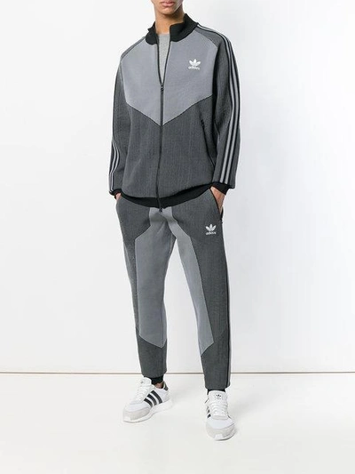 Shop Adidas Originals Adidas  Plgn Track Jacket - Grey