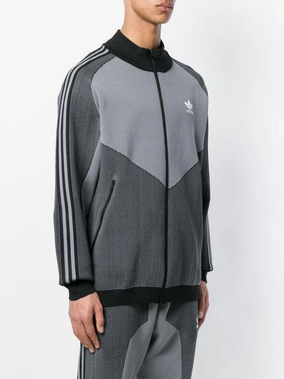 Shop Adidas Originals Adidas  Plgn Track Jacket - Grey