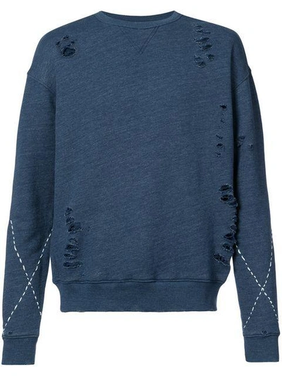 Shop United Rivers Brazos River Sweater In Blue