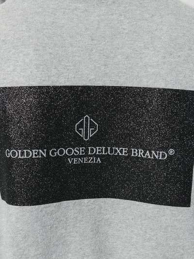 Shop Golden Goose Golden Hooded Jacket In Grey
