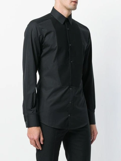 Shop Dolce & Gabbana Bib Shirt - Black