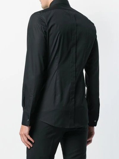 Shop Dolce & Gabbana Bib Shirt - Black