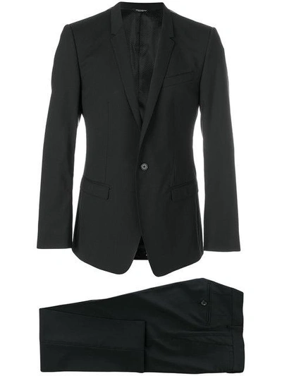 Shop Dolce & Gabbana Two Piece Suit In Black