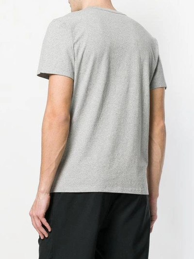 Shop Maison Kitsuné Fox Logo T-shirt In Grey