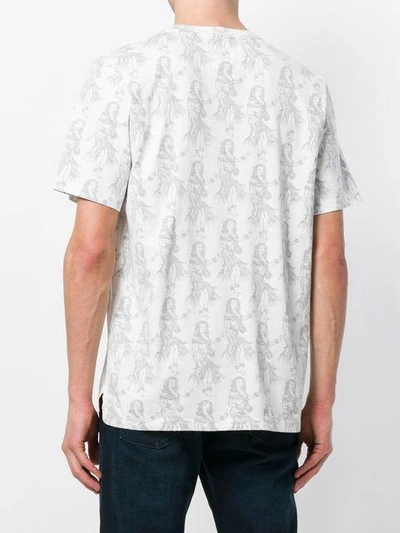 Shop Paul Smith Aloha Printed T-shirt In White