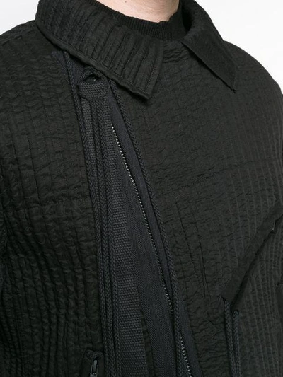Shop Craig Green Tassel Trimmed Biker Jacket In Black