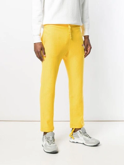 Shop Wacko Maria Loose Fit Trousers In Yellow